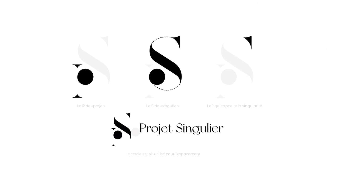 exemple conception logo Projet Singulier