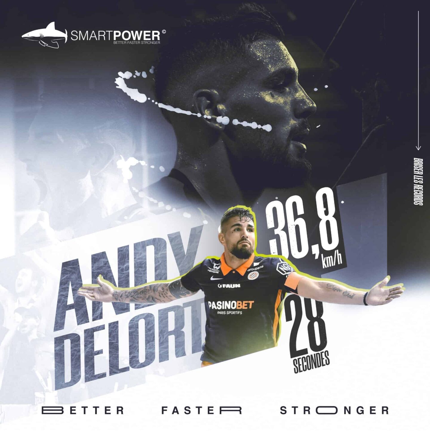 SmartPower Andy Delort record de vitesse de ligue 1